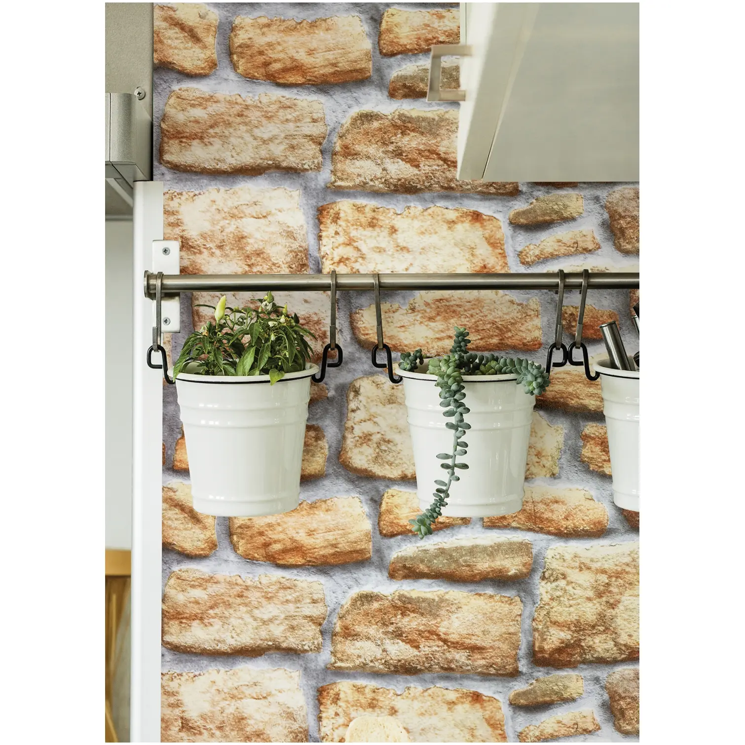 Fablon Self Adhesive Stone Wall 2mx45cm