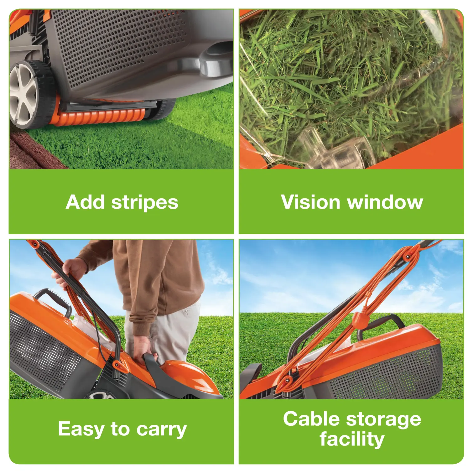 Flymo Chevron 32V Electric Lawnmower