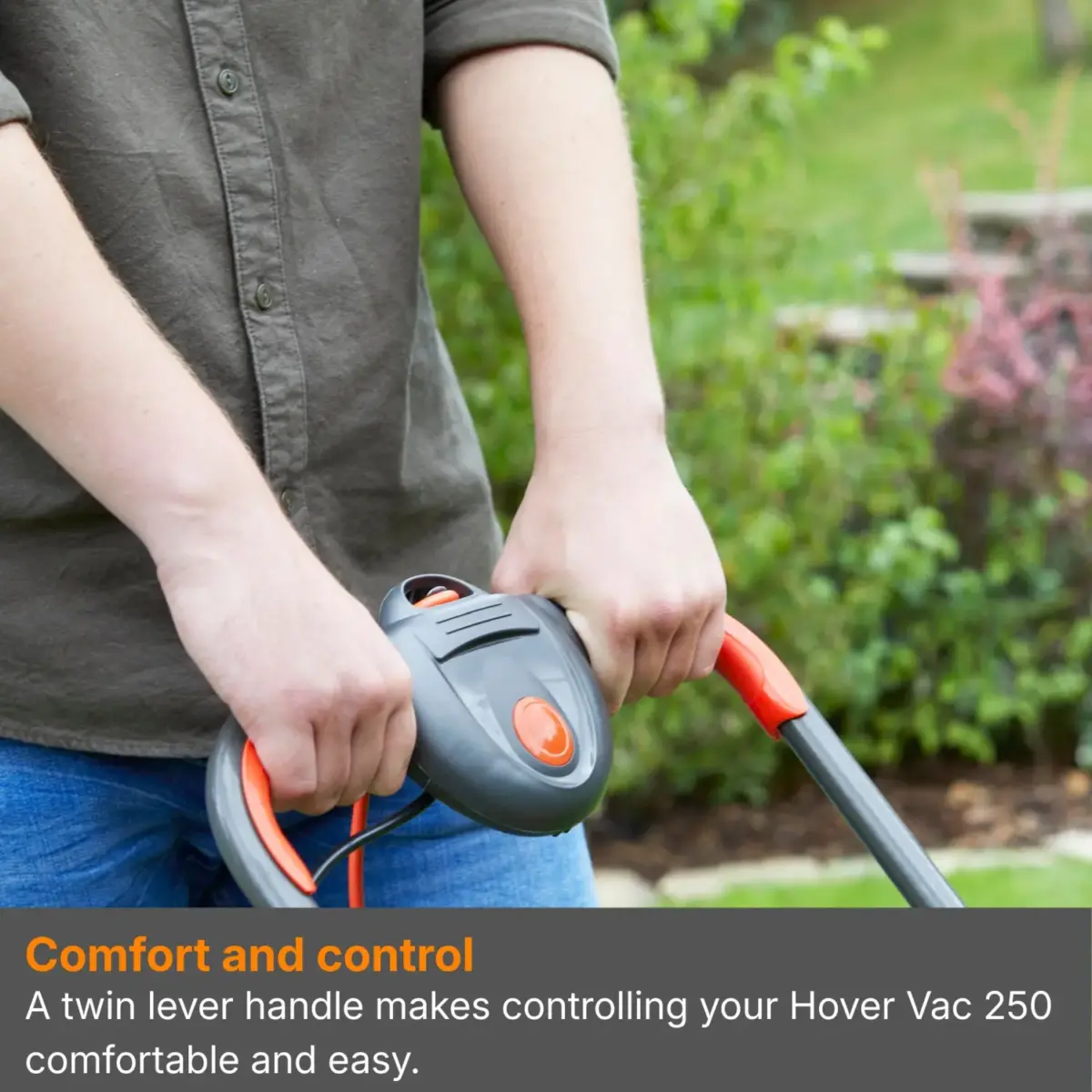 Flymo Hover Vac 250 Lawn Mower 25cm Cut