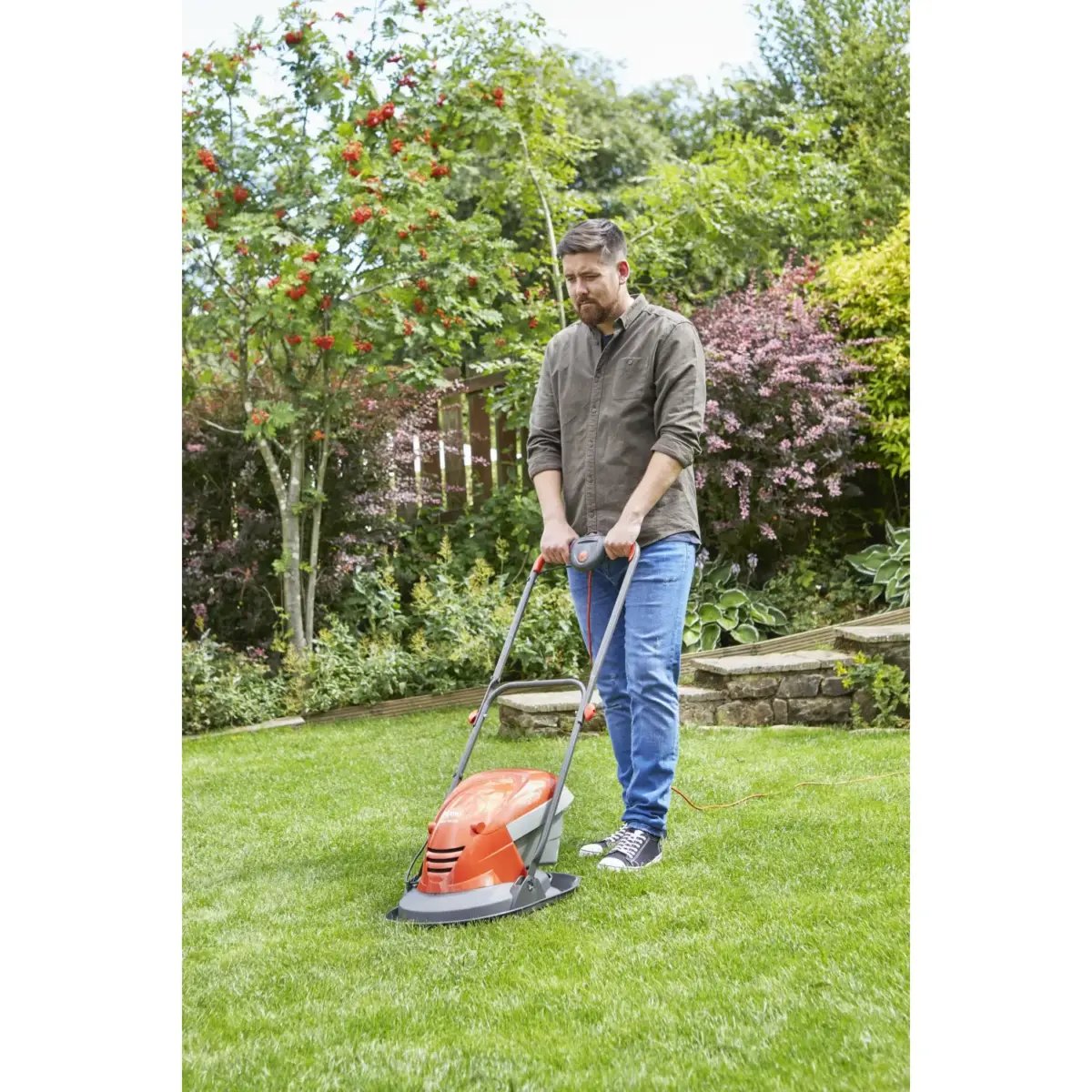 Flymo Hover Vac 250 Lawn Mower 25cm Cut