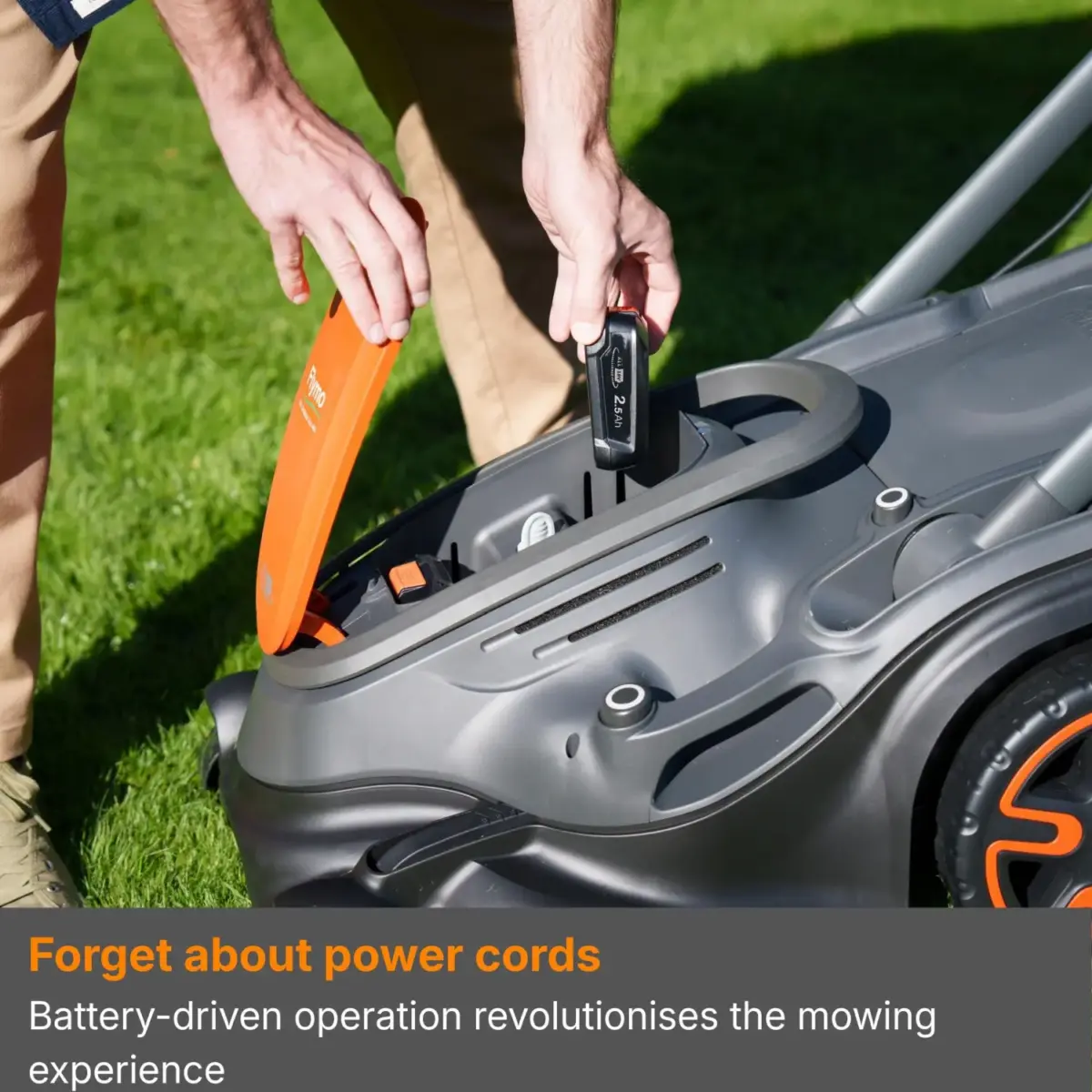 Flymo Ultra Mow Duo 460 Cordless Lawn Mower With Battery Kit