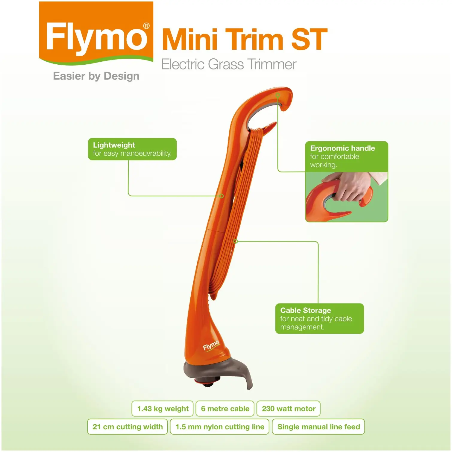 Flymo Mini Trim ST Corded Grass Trimmer