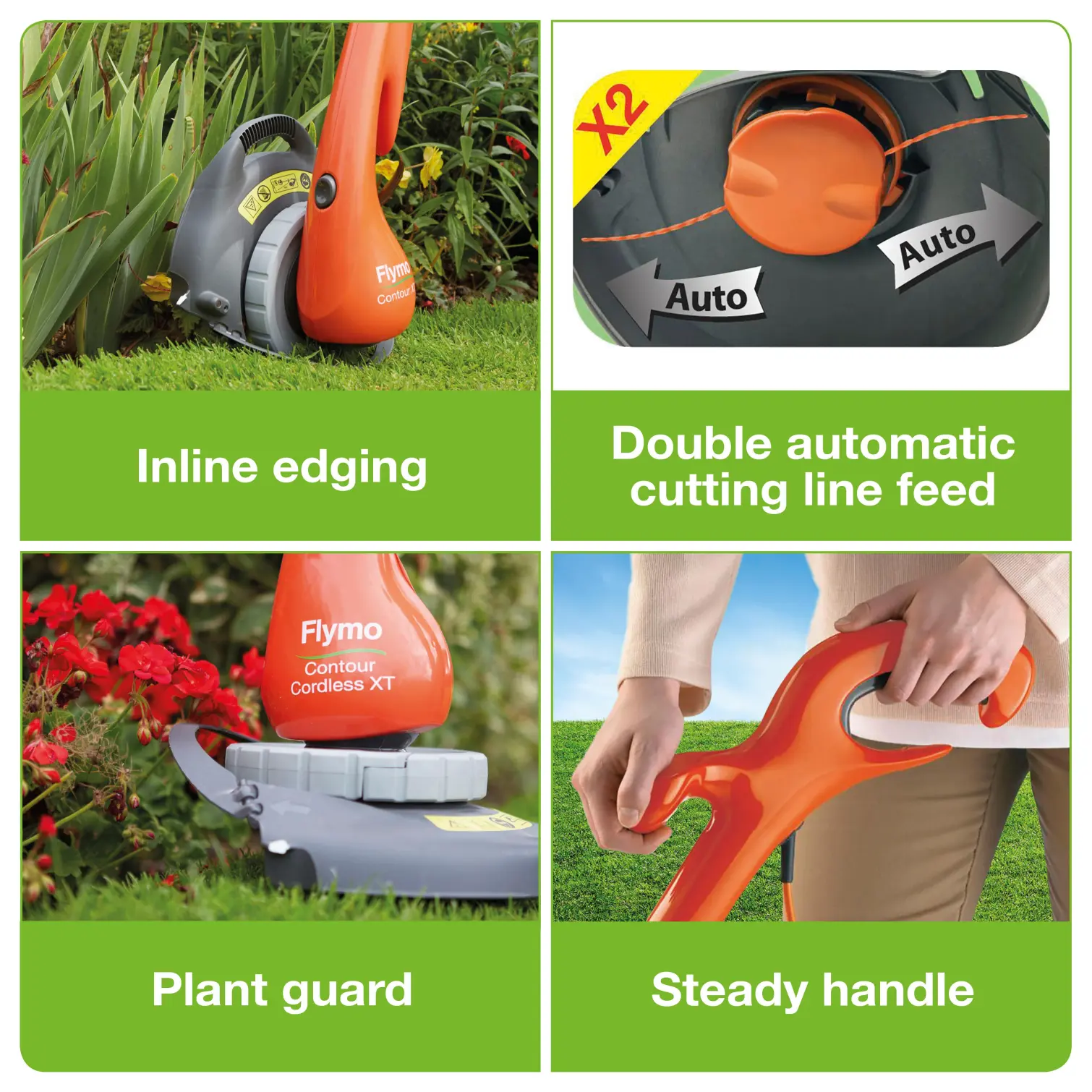 Flymo Contour XT Corded Grass Trimmer and Edger