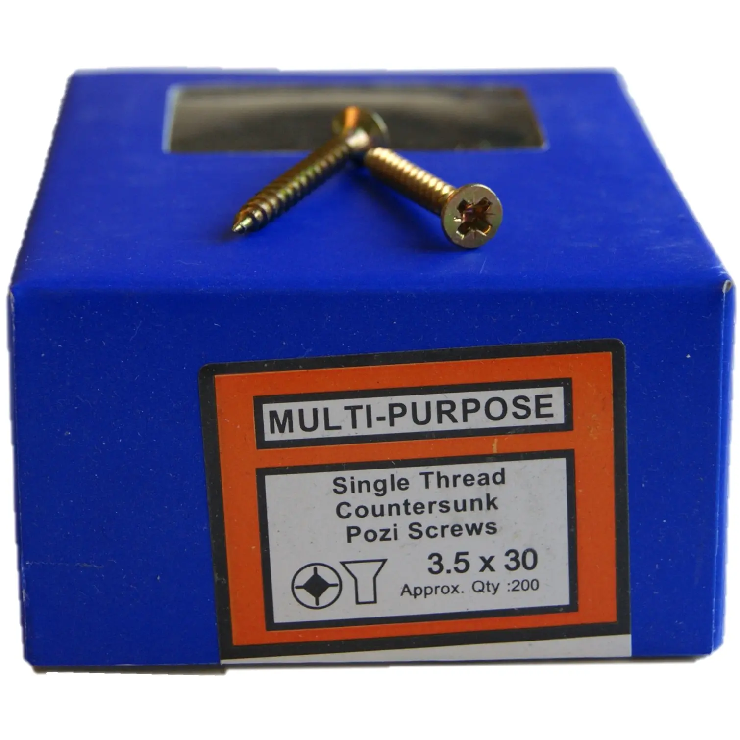 3.5 x30mm CSK Head Pozi YZP