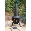 Tia Chimenea Steel Black 137cm