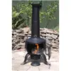 Tia Chimenea Steel Black 137cm