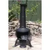 Tia Chimenea Steel Black 137cm