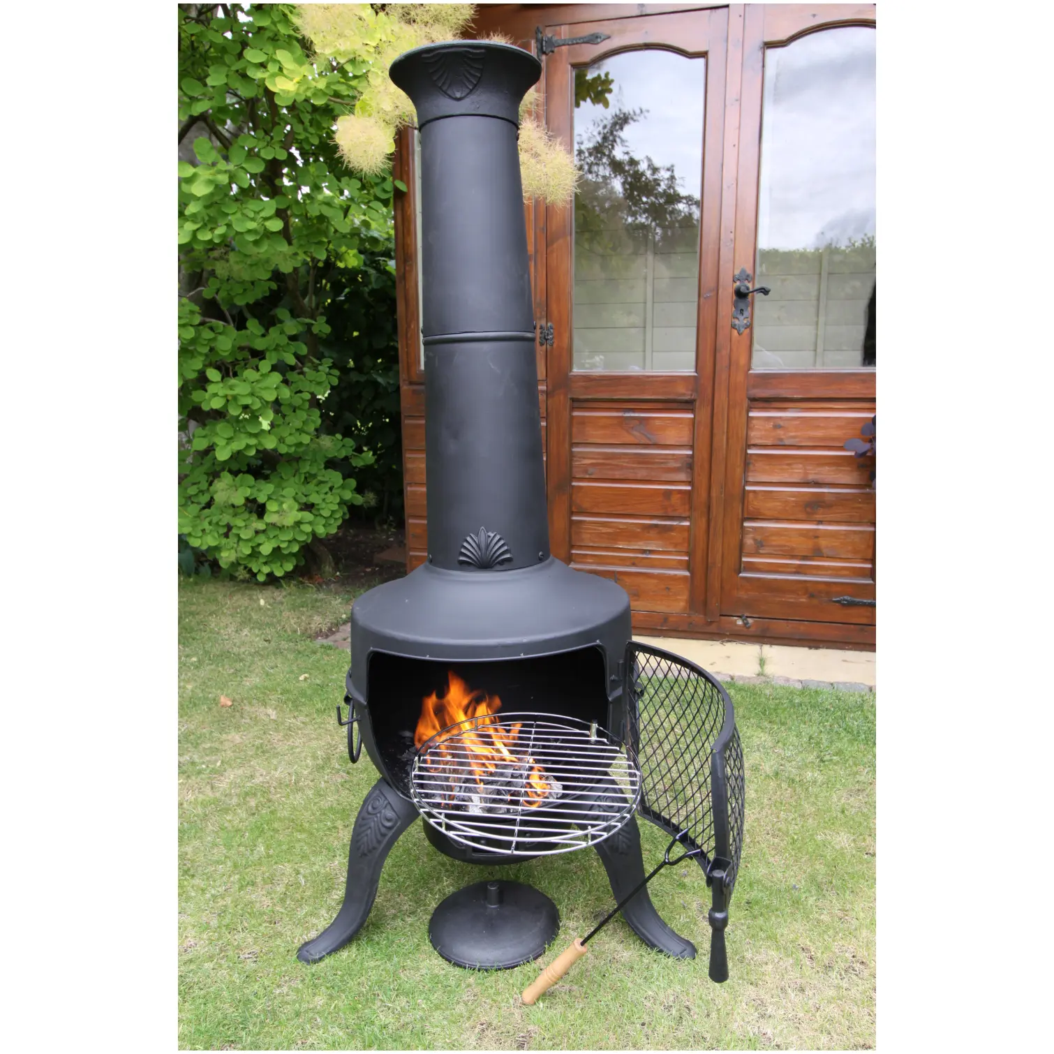 Tia Chimenea Steel Black 137cm