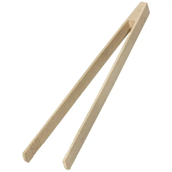Chef Aid FSC Beech Toast Tongs