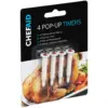 Chef Aid Pop Up Timers 4 Pack