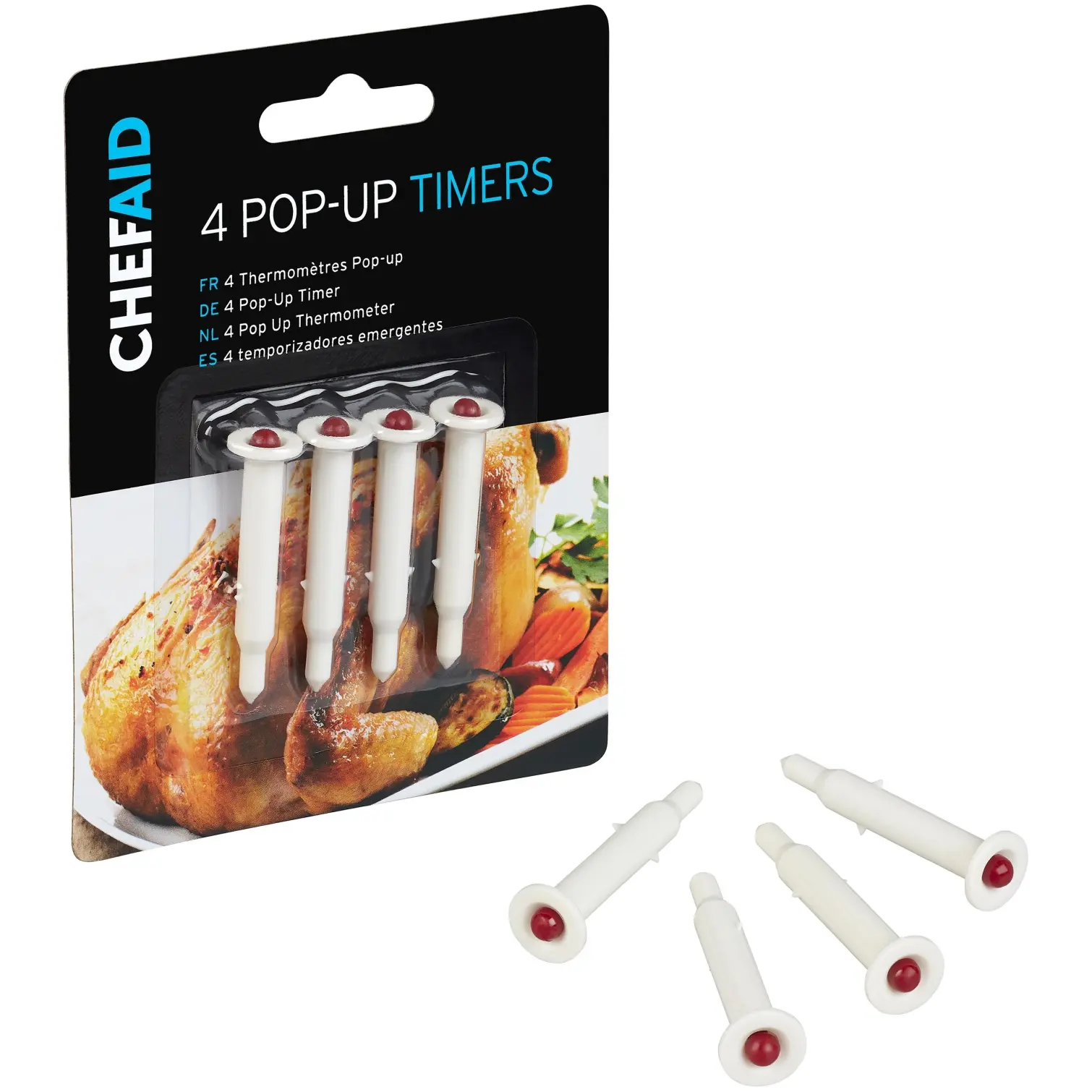 Chef Aid Pop Up Timers 4 Pack