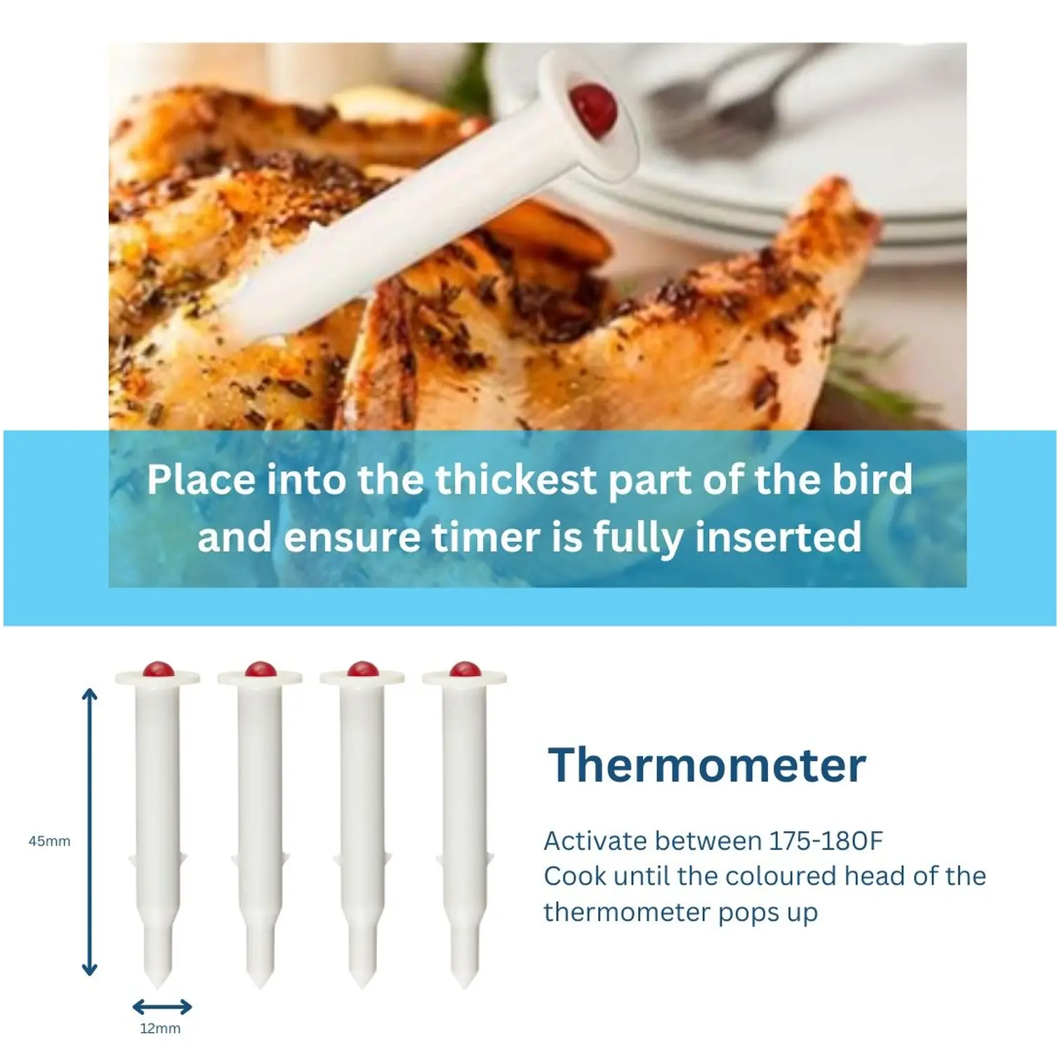 Chef Aid Pop Up Timers 4 Pack