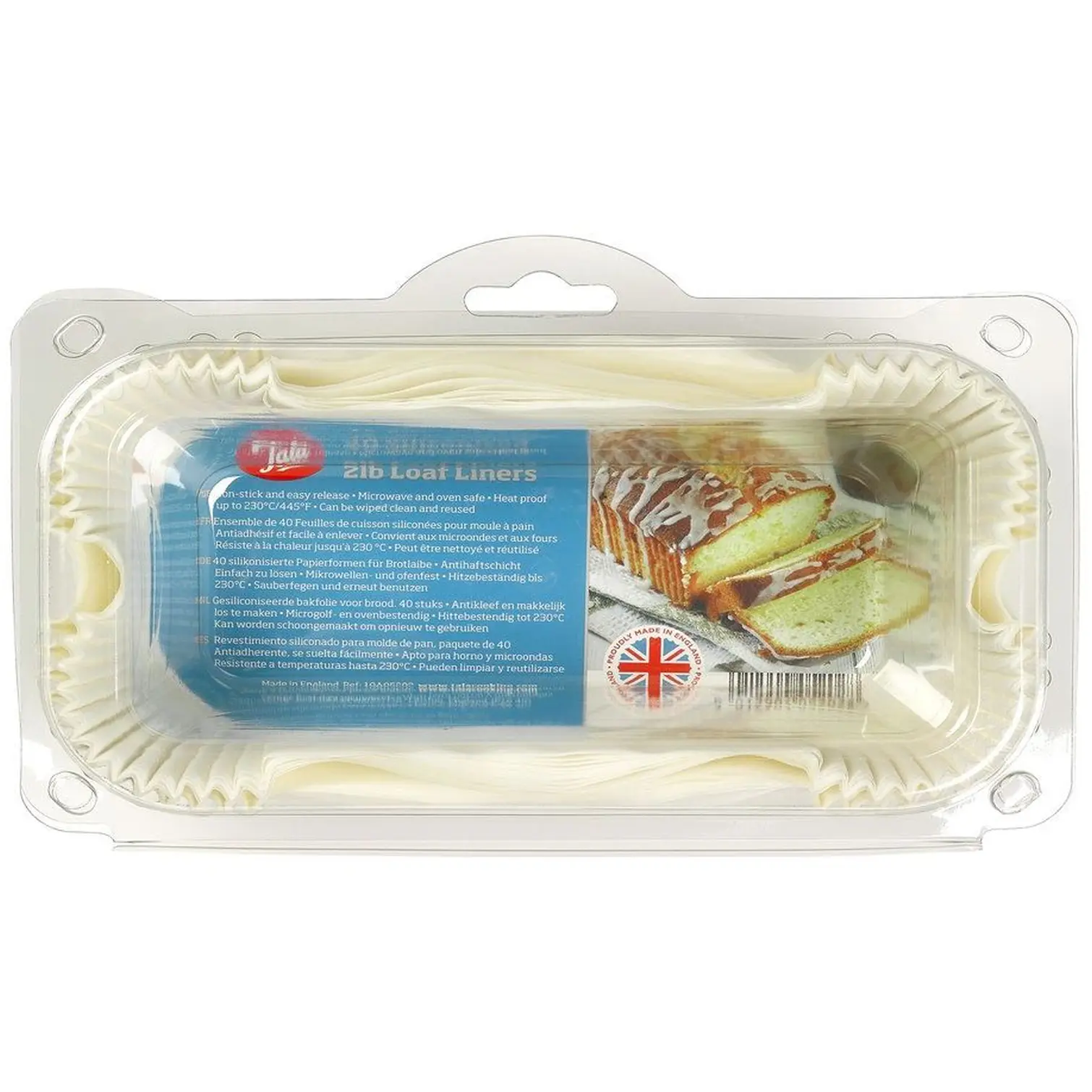 Tala Siliconised 2lb Loaf Tin Liner 40 Pack