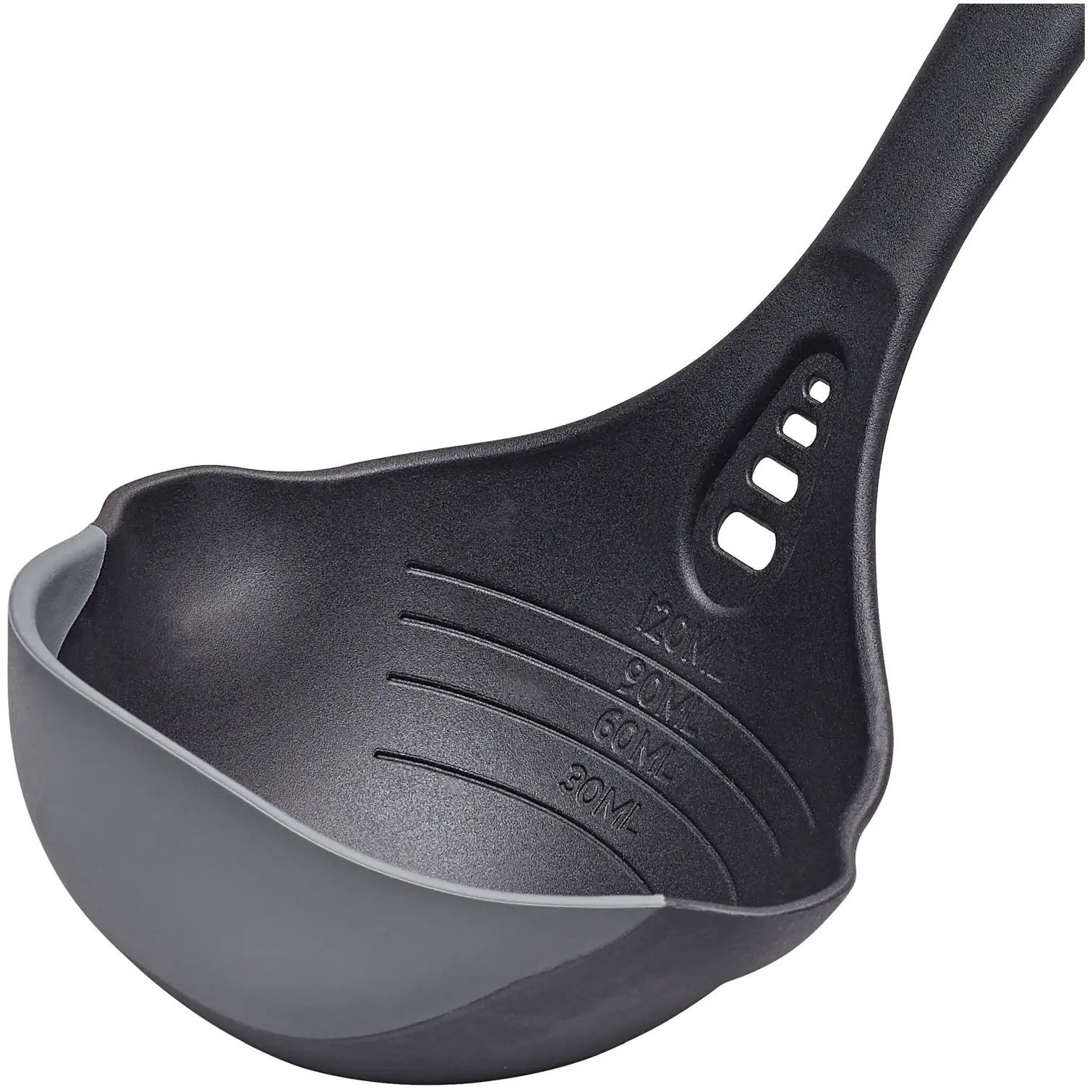 Chef Aid Nylon Ladle With Silicone Edge and Measure