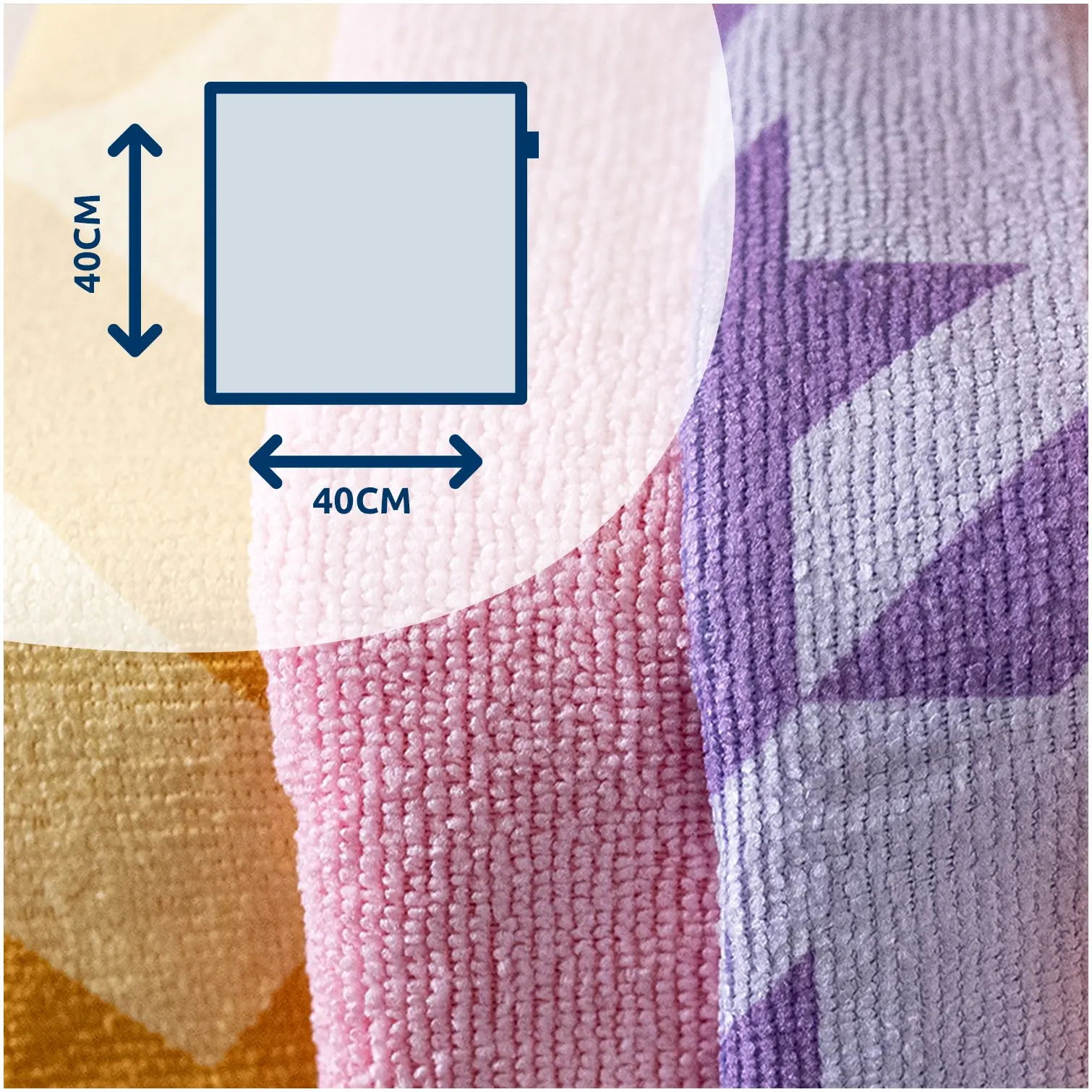 Sorbo Microfibre Cloths Pastel Prints Pack of 5