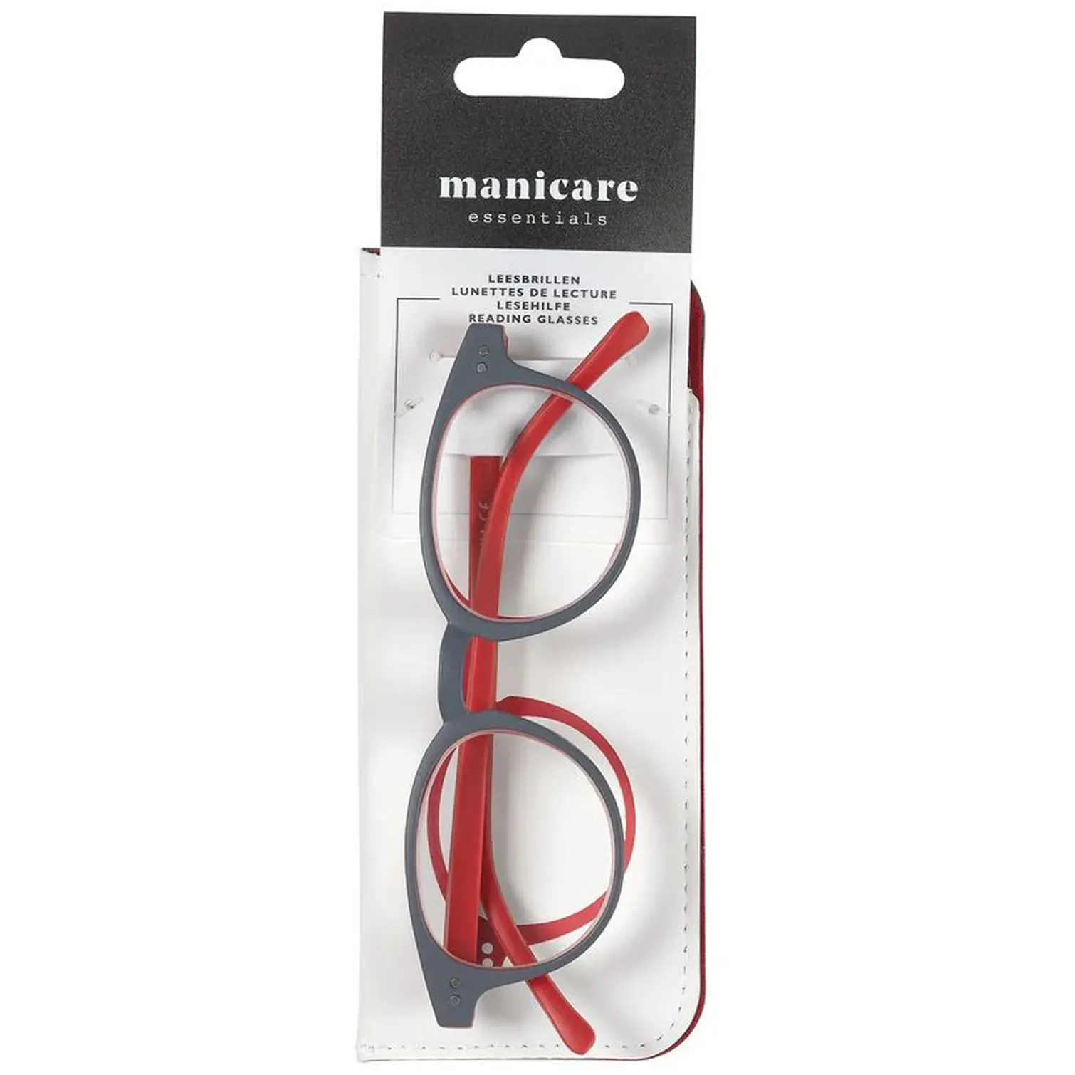 Reading Glasses Red/Grey +1Reading Glasses Red/Grey +1