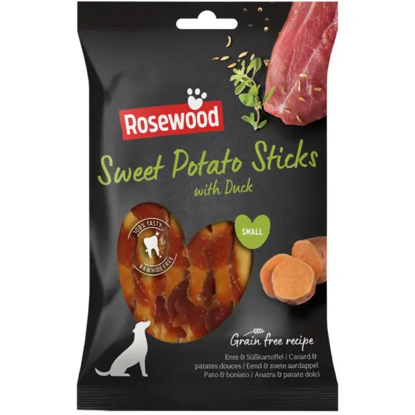 Rosewood Dog Small Sweet Potato Sticks Duck