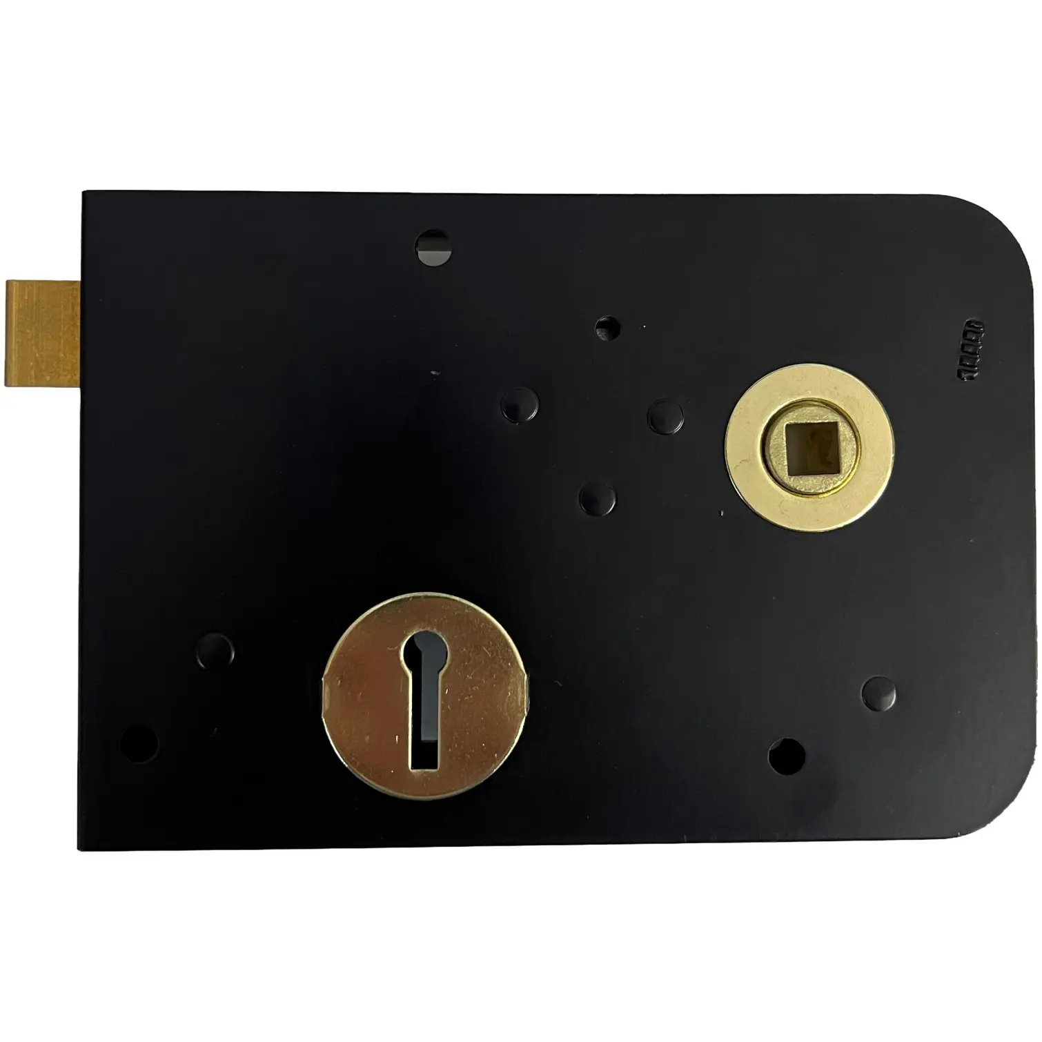 Gibbons 15cm Right-Hand Rim Lock Black