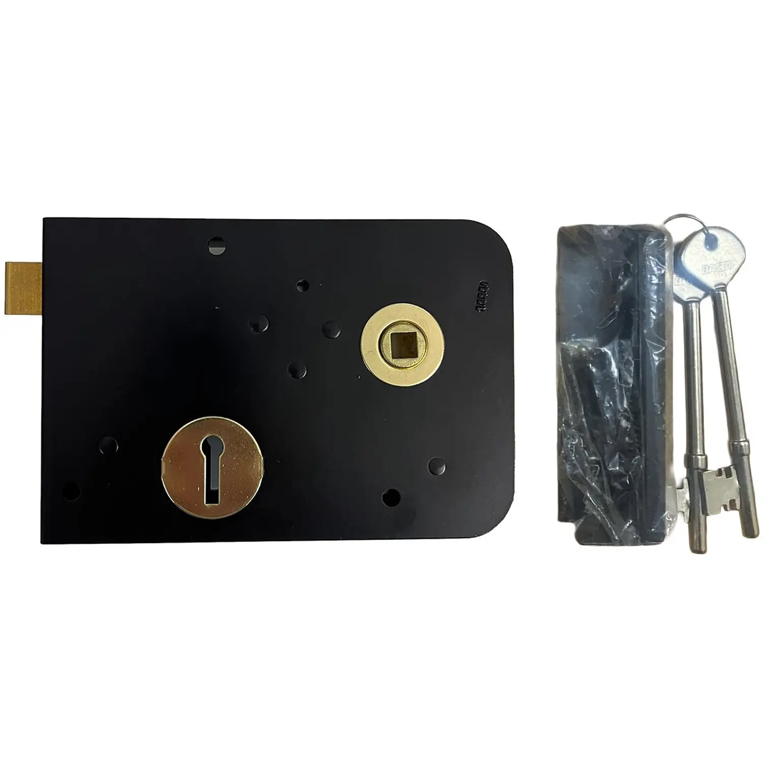 Gibbons 15cm Right-Hand Rim Lock Black