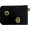 Gibbons 15cm Right-Hand Rim Lock Black