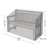 2 Seater Bench Cover