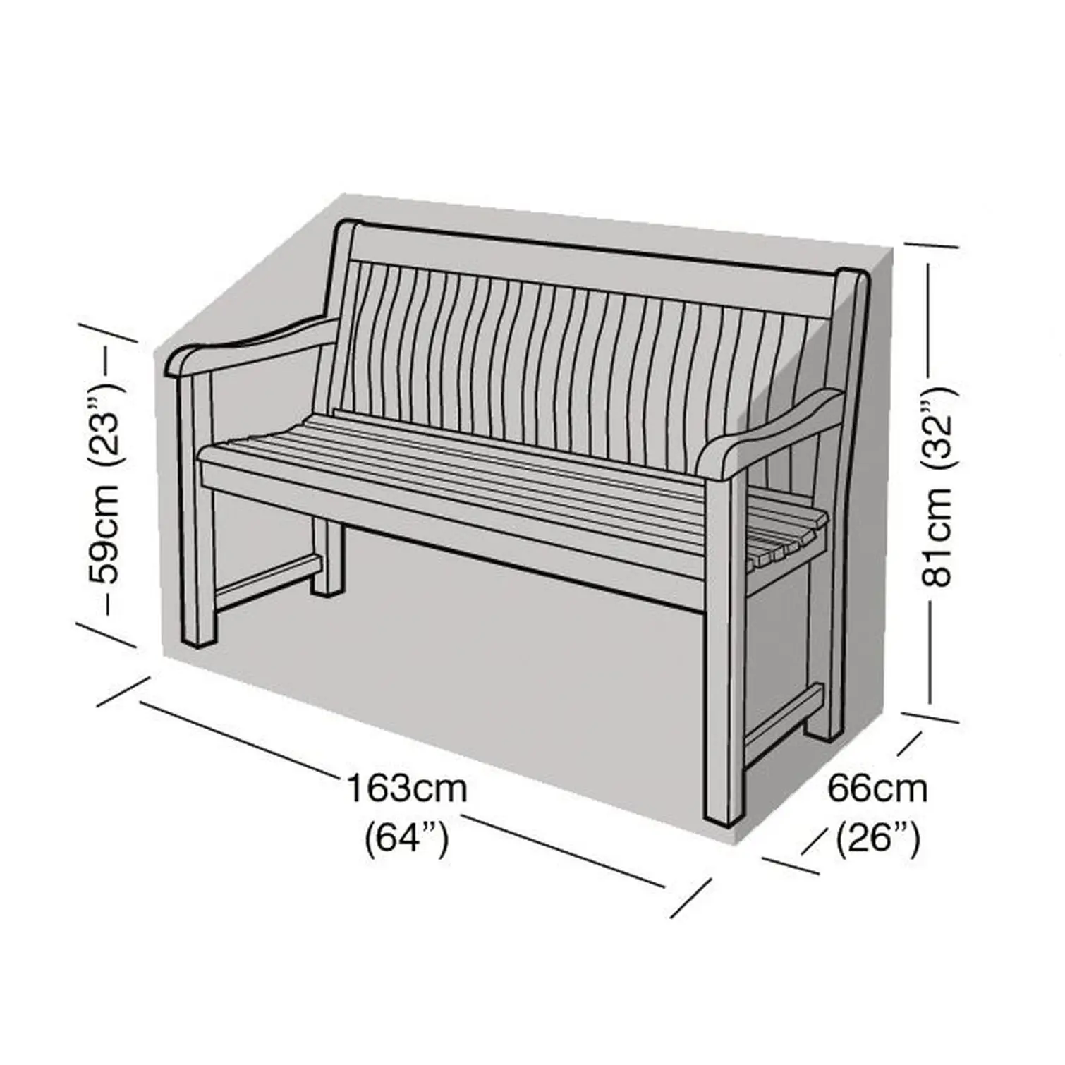 3 Seater Bench Cover