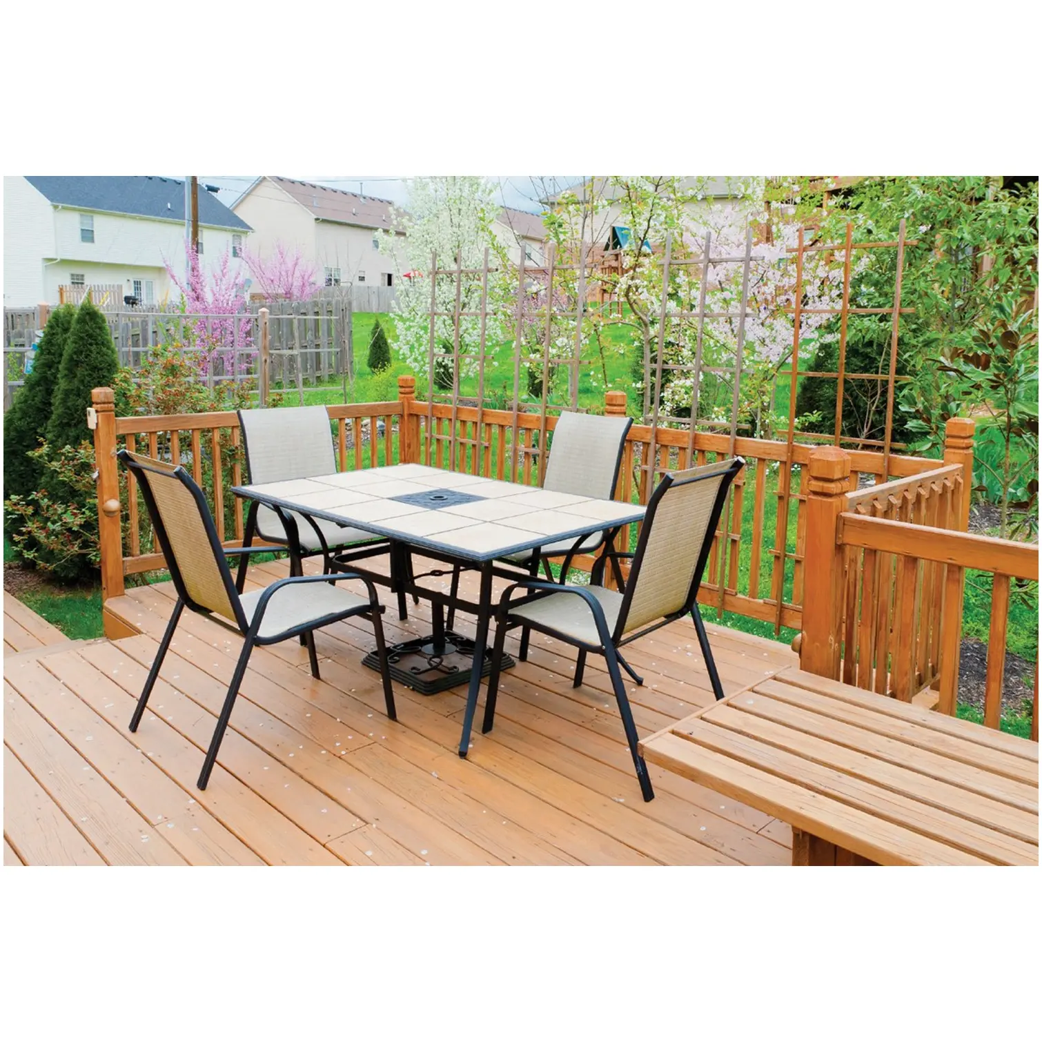 4 Seater Rectangle Patio Set Cover