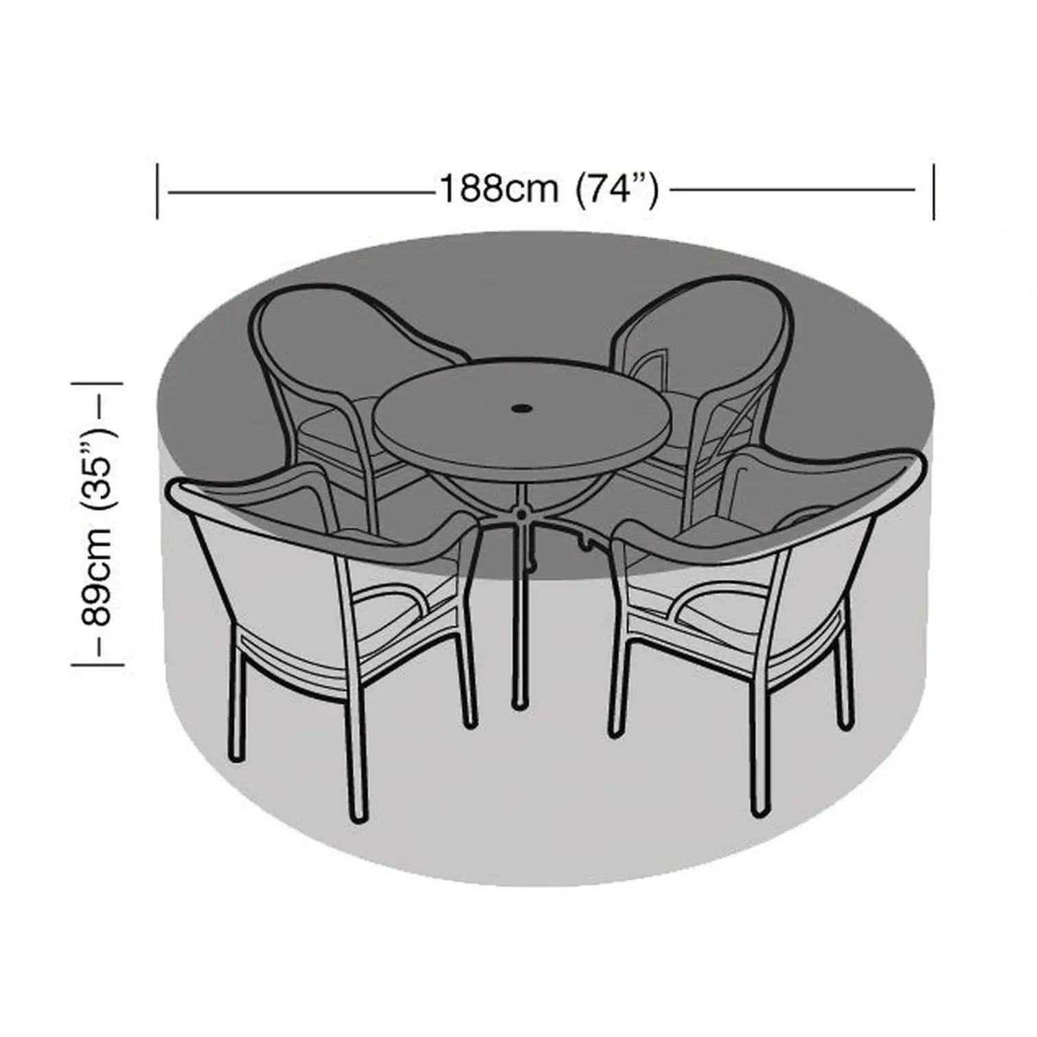 Patio Set Cover Medium