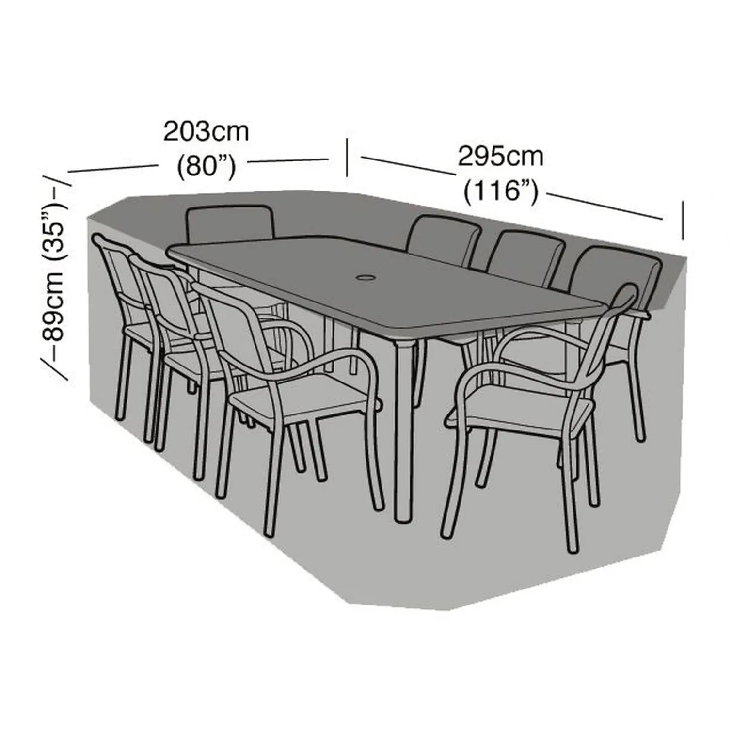 Patio Set Cover Large