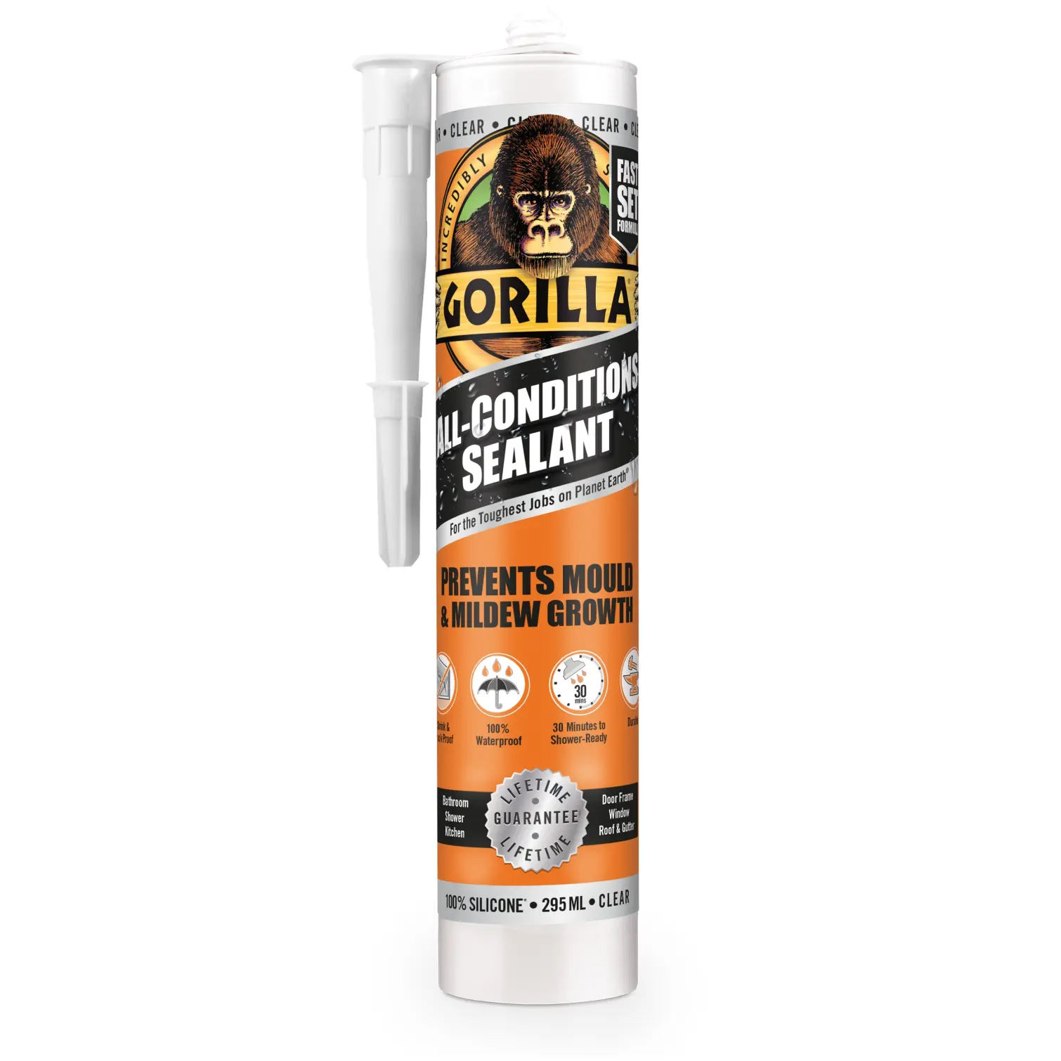 Gorilla All-Conditions Sealant all conditions waterproof sealant for outside gaps UK