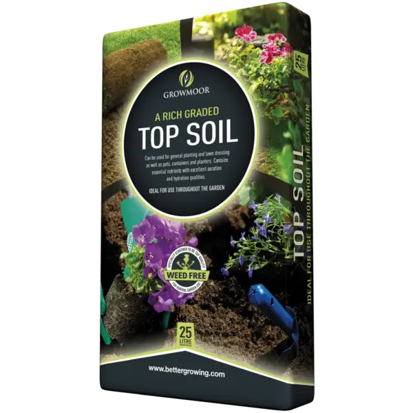 Growmoor Top Soil 25ltr