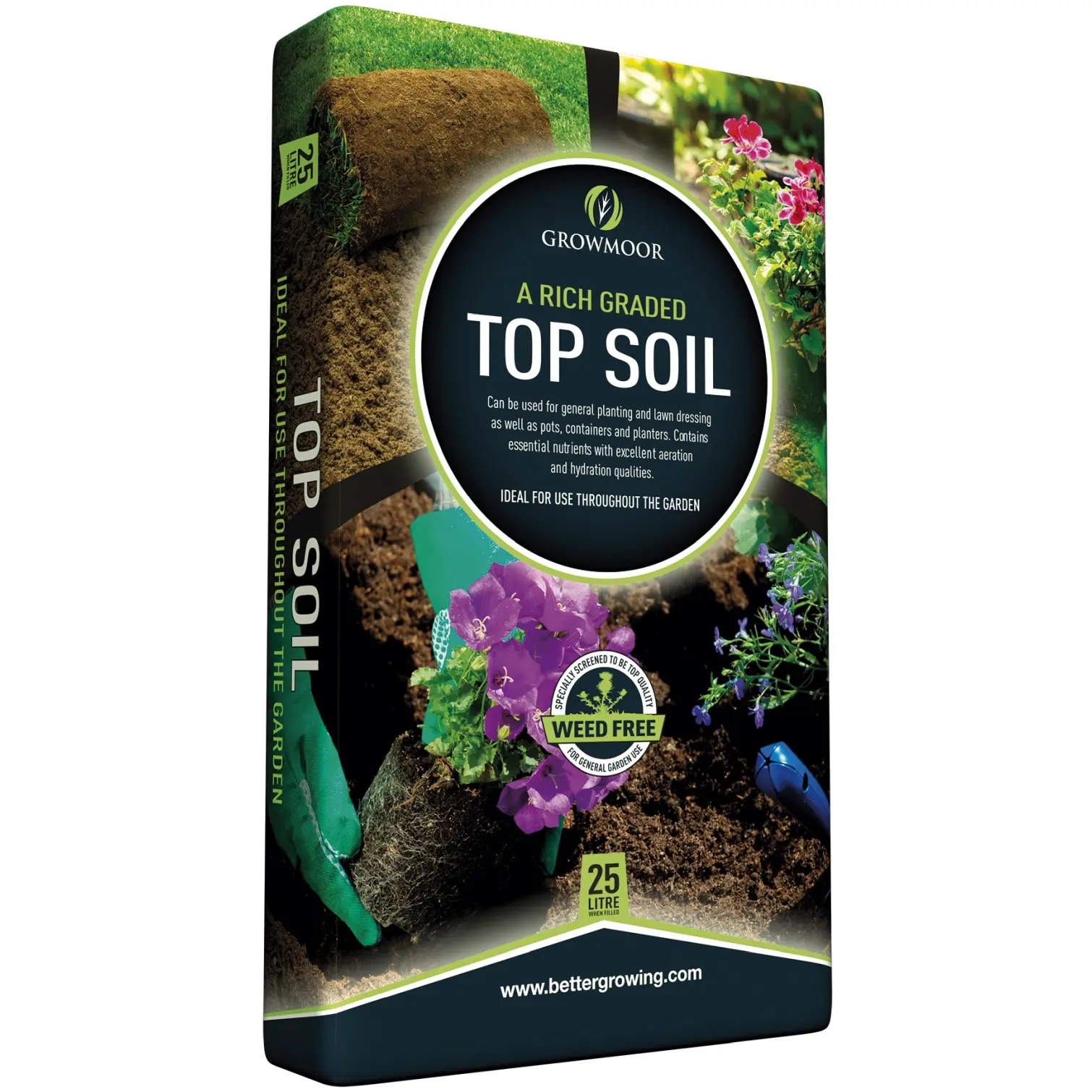 Growmoor Top Soil 25ltr