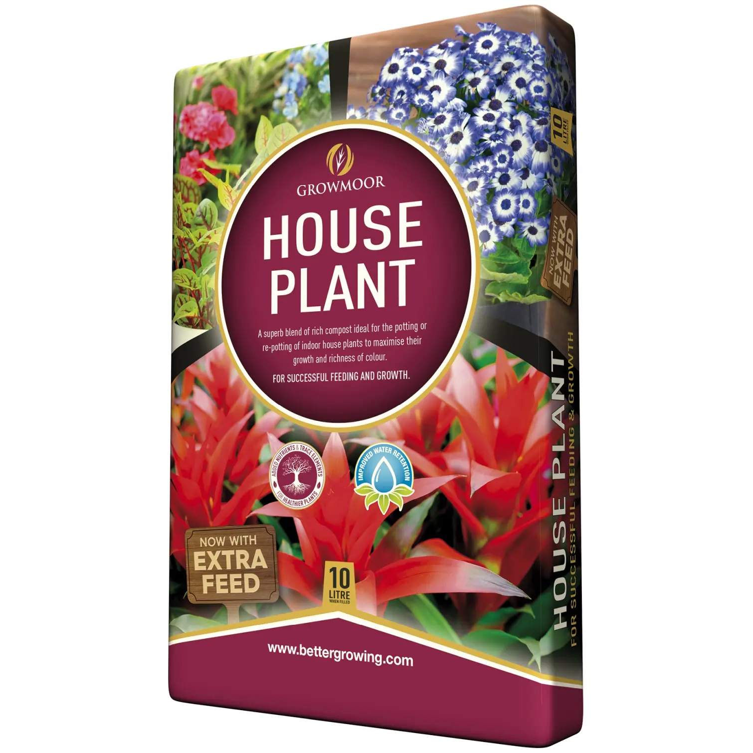 Growmoor Houseplant Compost 10ltr