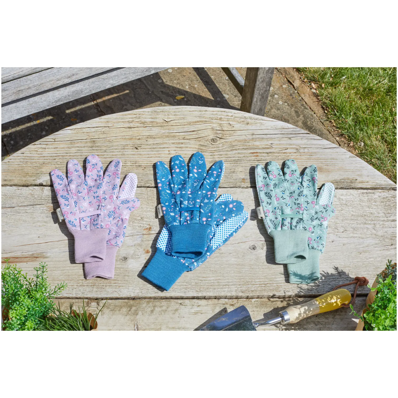 Briers Flowerfield Cotton Grips Medium Triple Pack