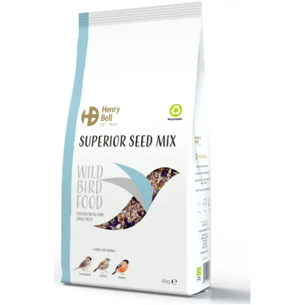 Henry Bell Wild Bird Food Superior Seed Mix 4kg