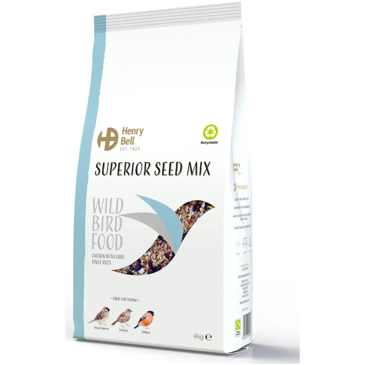 Henry Bell Wild Bird Food Superior Seed Mix 4kg