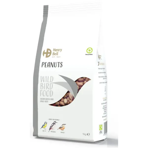 Henry Bell Wild Bird Food Peanuts 1kg