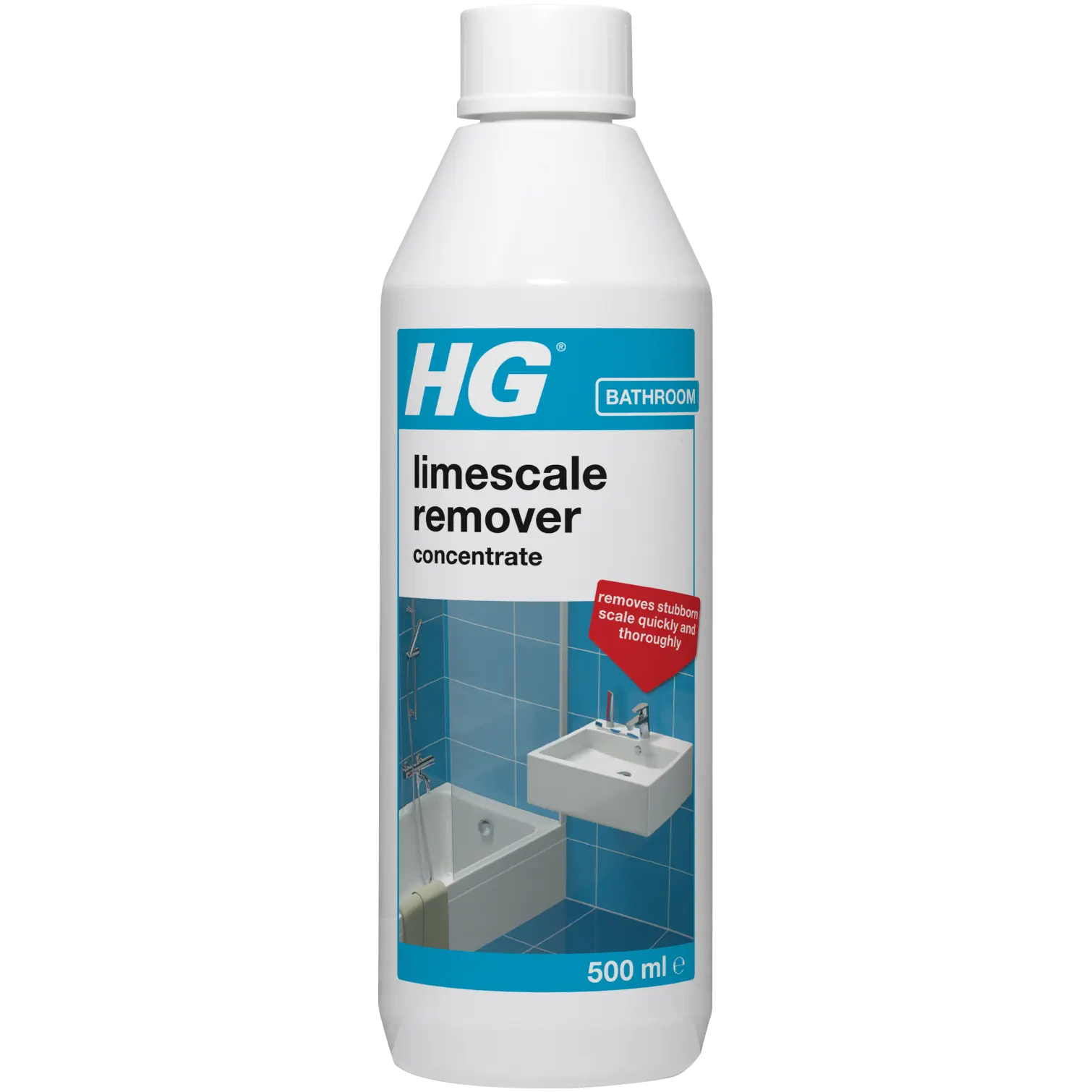 HG Limescale Remover Concentrate 0.5L limescale remover concentrate for taps baths and showers