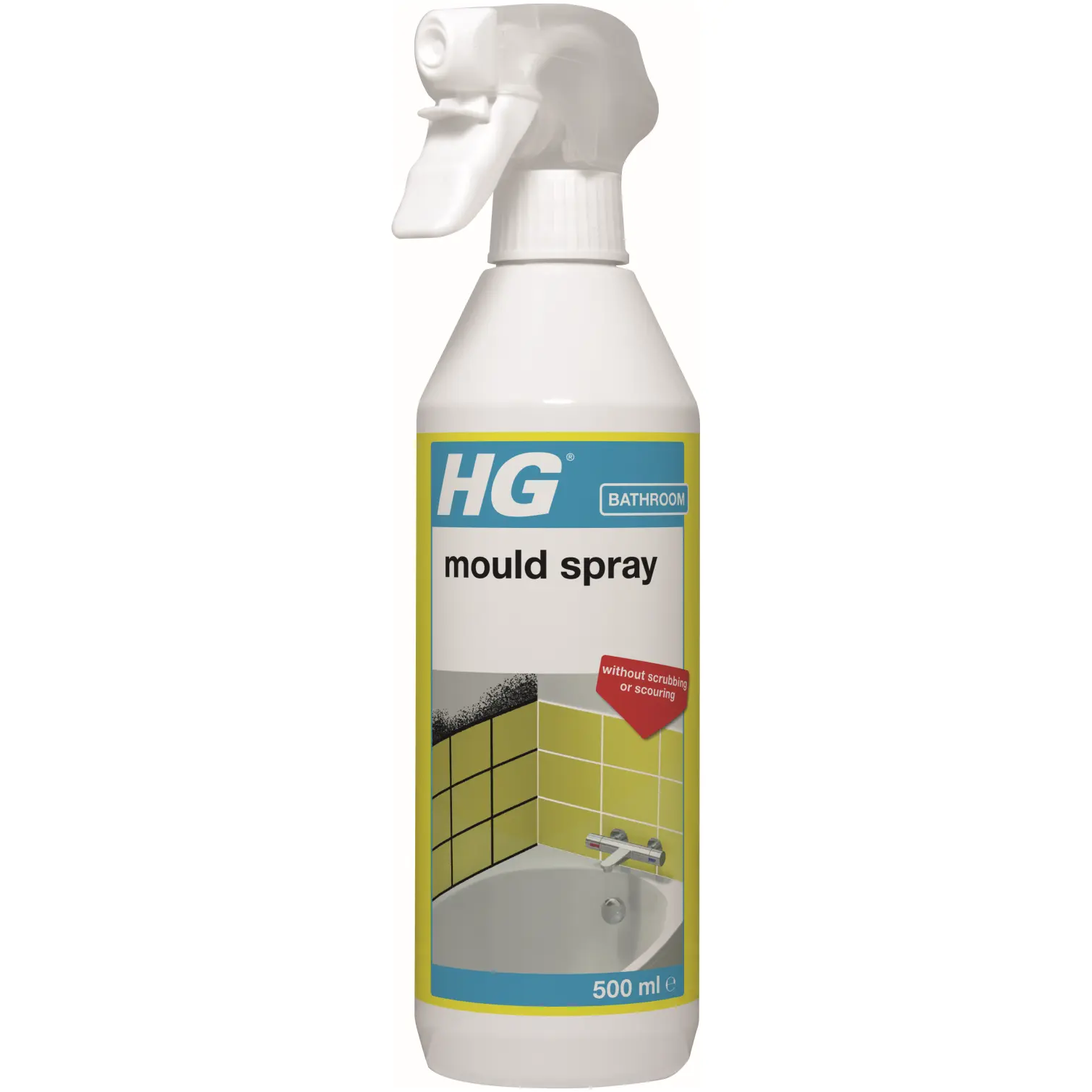 HG Mould Spray 500ml mould remover spray for bathroom tiles and grout