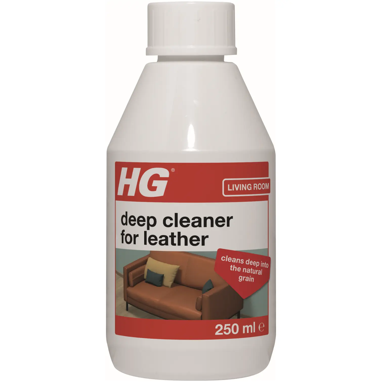 HG Deep Cleaner for Leather 250ml specialist cleaning product UK