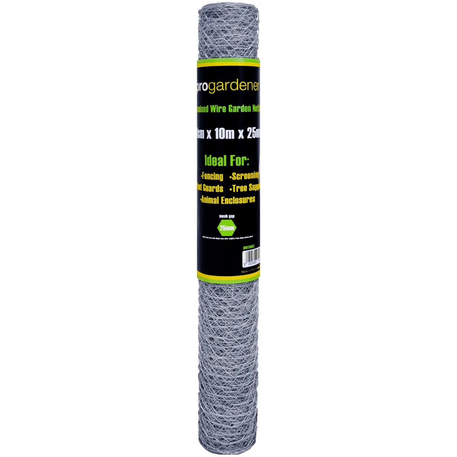 Pro Gardener 60cm x 25mm x 10m Galv Netting