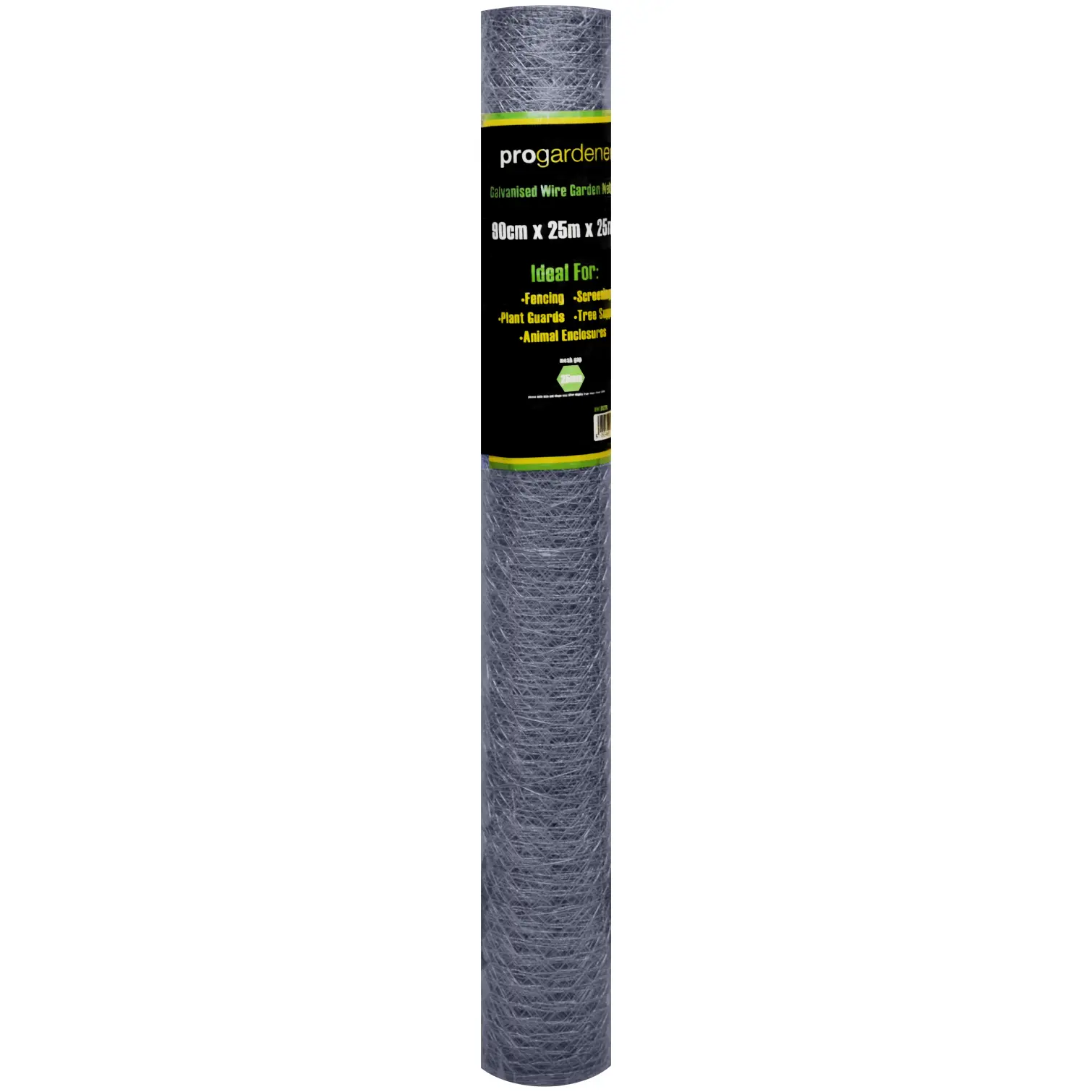 Pro Gardener 90cm x 25mm x 25m Galv Netting