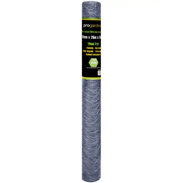 Pro Gardener 90cm x 50mm x 25m Galv Netting