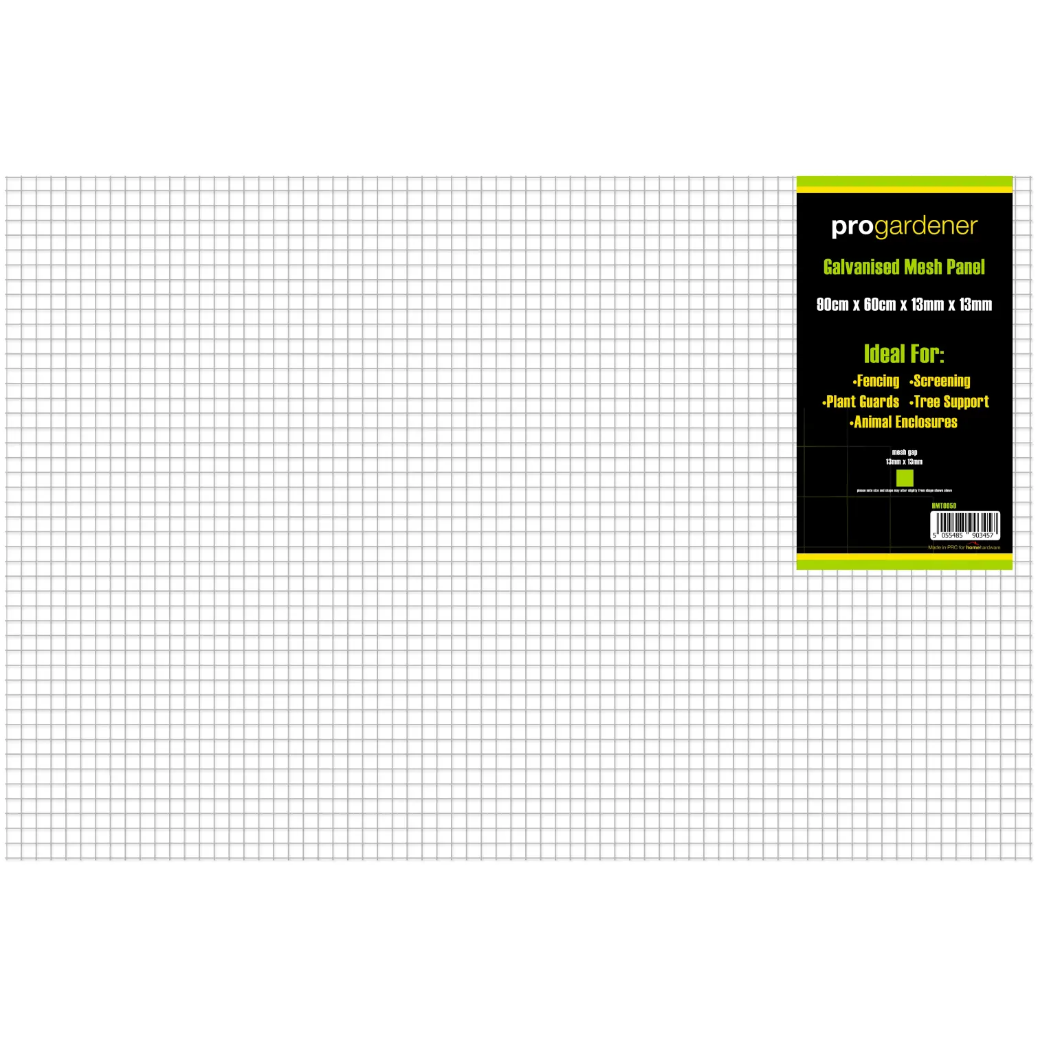 Pro Gardener Mesh Panel Galv 90cm x 60cm x 13mm x 13mm