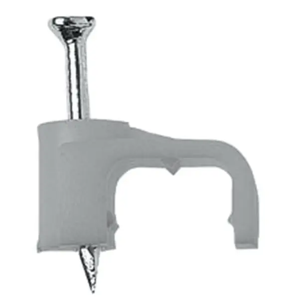 6mm Cable Clips GY pk20