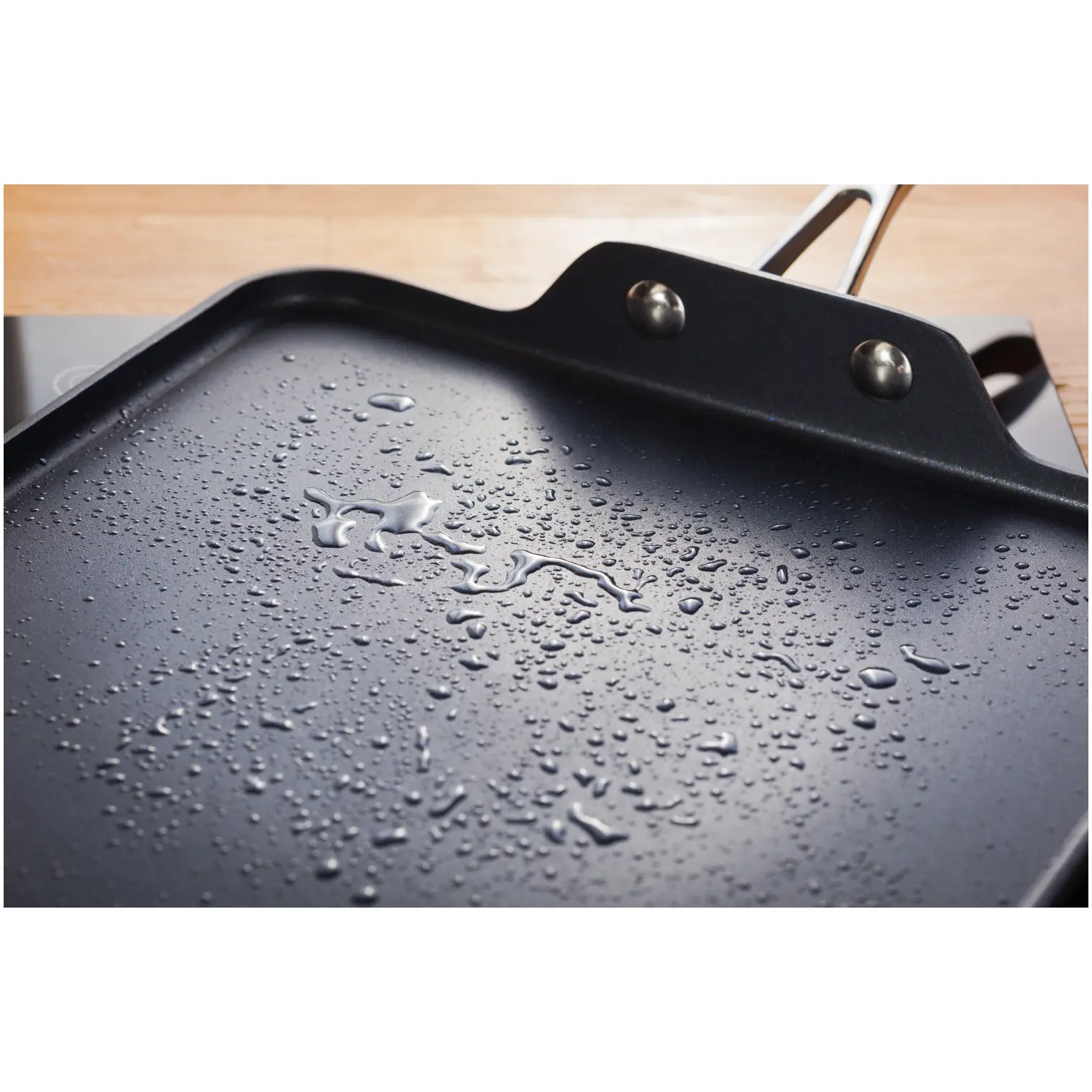 Stellar Hard Anodised Griddle 28cm