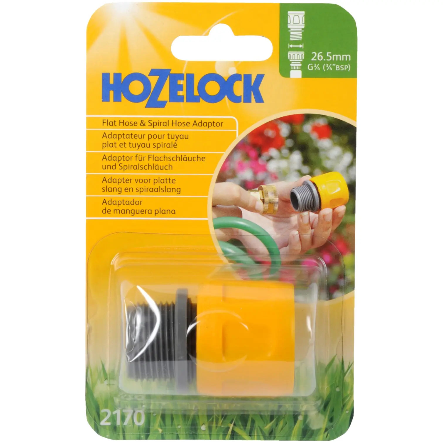 Hozelock 2170 Acces Connector Flat Hose