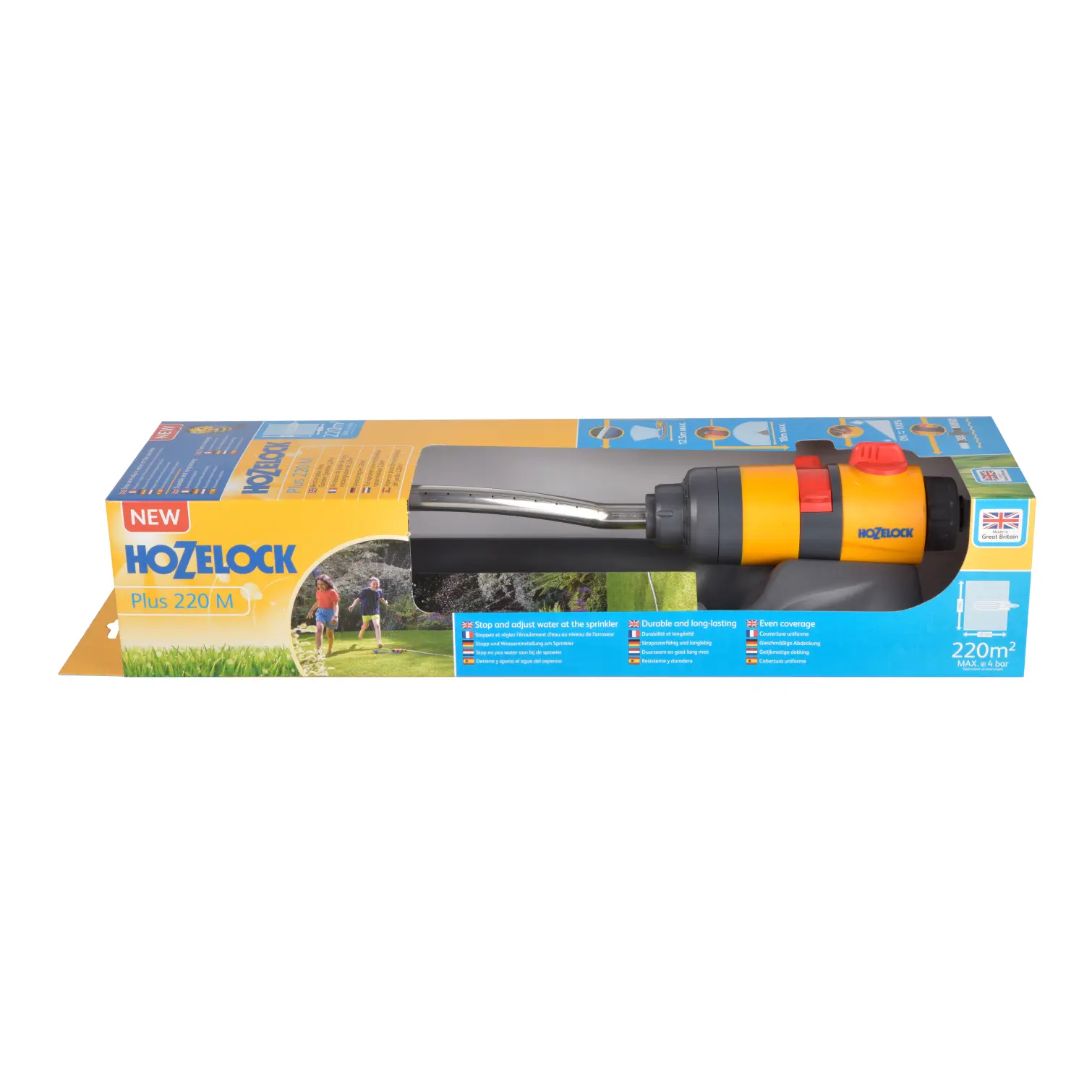 Hozelock Plus 220 Sprinkler Coverage of 220 Square Metres