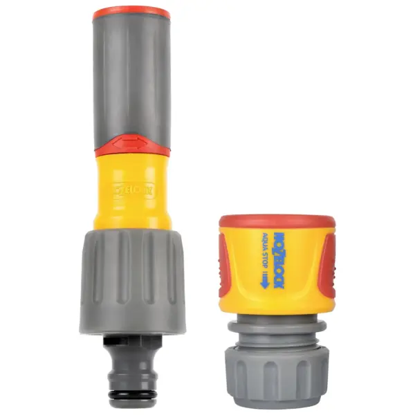 Hozelock Hose Nozzle+Waterstop 3in1