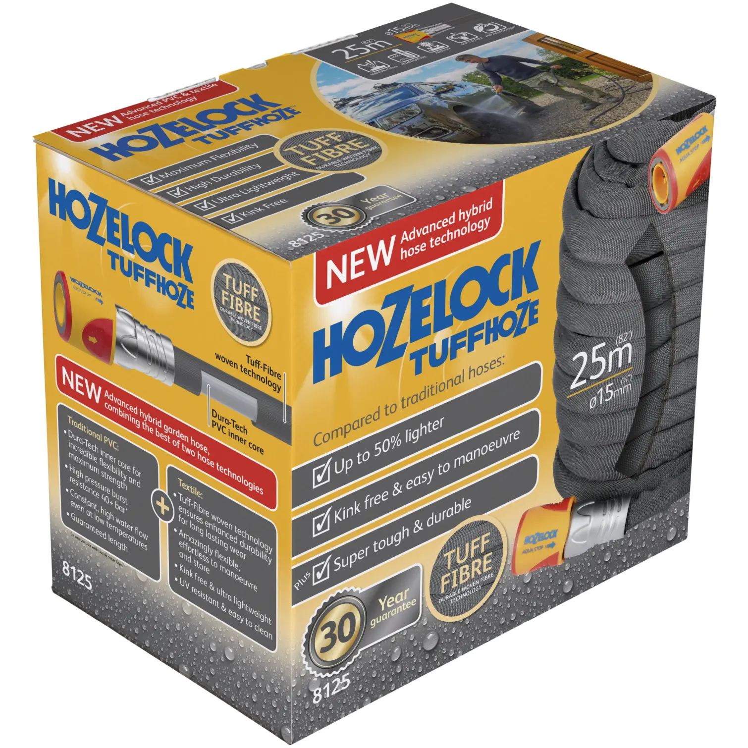 Hozelock 25m (82ft) Tuffhoze
